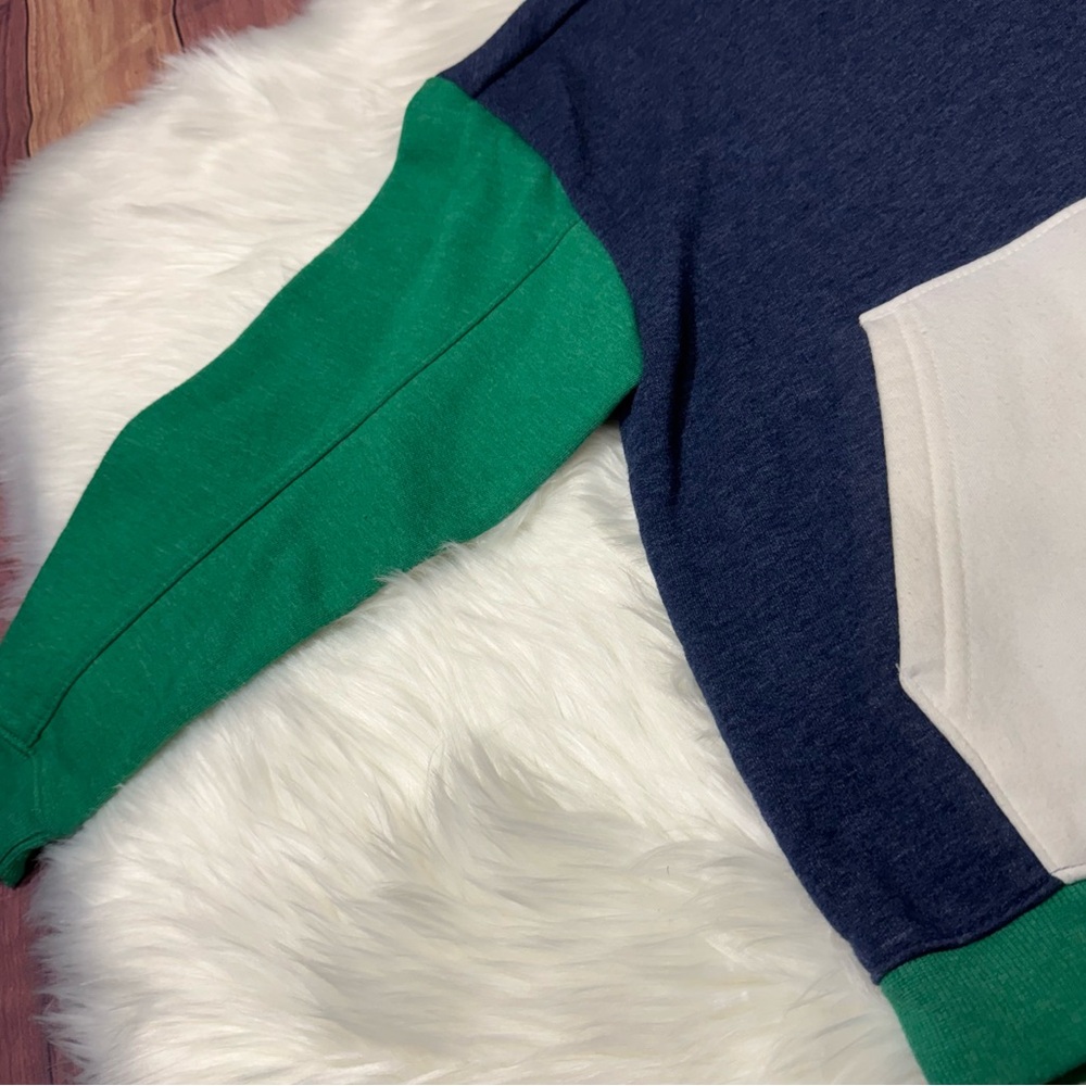 Cat & Jack Colorblock Pullover Hoodie Sweatshirt - Boys Size Small (6/7) - Picture 7 of 14